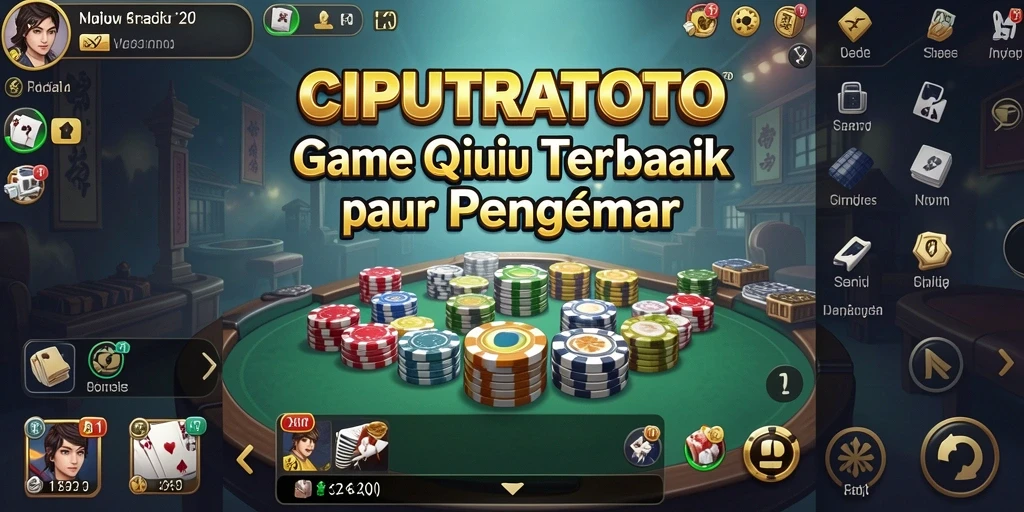 Tampilan gameplay menegangkan dalam permainan QiuQiu.
