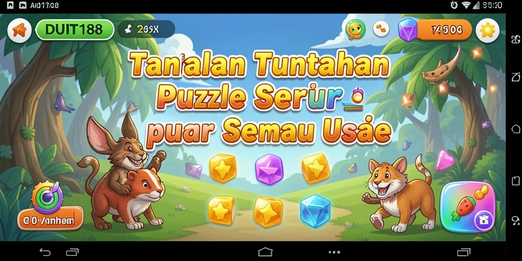 Screenshot gameplay seru dari DUIT188 yang menampilkan tantangan puzzle.