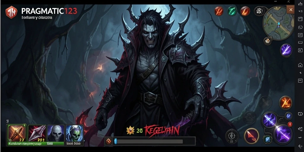 Tangkapan layar menampilkan gameplay menakutkan dalam PRAGMATIC123.