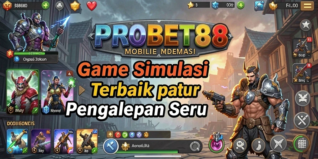 Screenshot menunjukkan gameplay seru PROBET88 dengan interaksi yang menarik.
