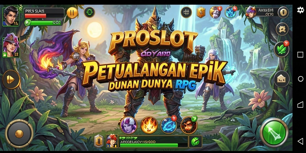Tampilan gameplay <strong>PROSLOT</strong> yang menakjubkan dengan aksi pertarungan yang seru.