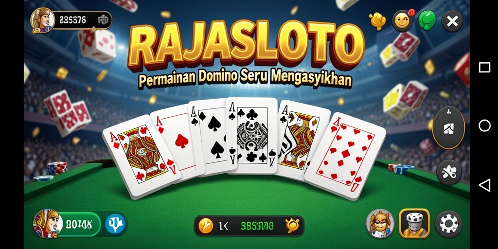Tampilan gameplay menarik dari RAJASLOTO yang menantang.