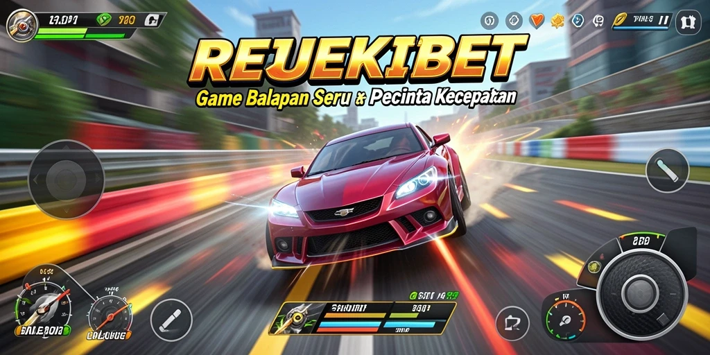 Tampilan menarik dari gameplay balapan di REJEKIBET.