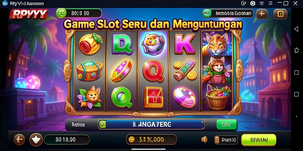 Tampilan gameplay Slot yang seru dan interaktif dari RPYYY.