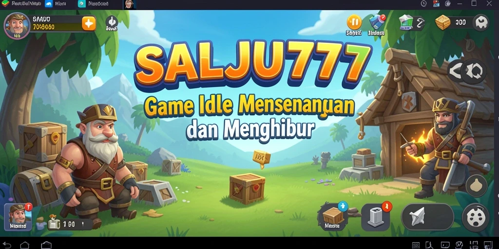 Tangkapan layar utama SALJU777 menunjukkan gameplay santai dan menarik.
