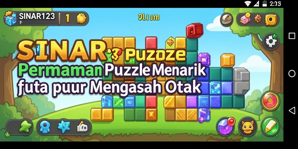 Interface menarik dan gameplay menyenangkan dari SINAR123.