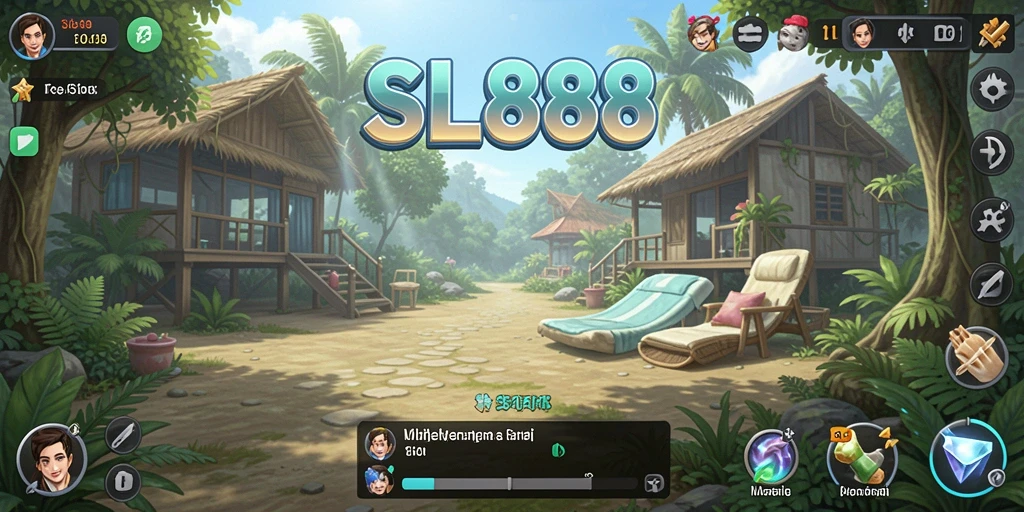 Screenshot SL888 menunjukkan karakter yang aktif dalam gameplay Idle.