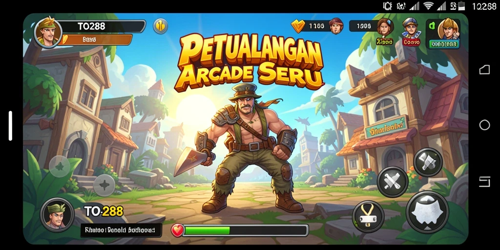 Tangkapan layar gameplay TO288 yang penuh aksi Arcade.