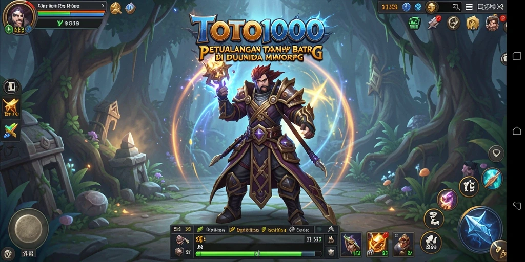 Tampilan gameplay TOTO1000 dengan grafis menawan dan petualangan seru.
