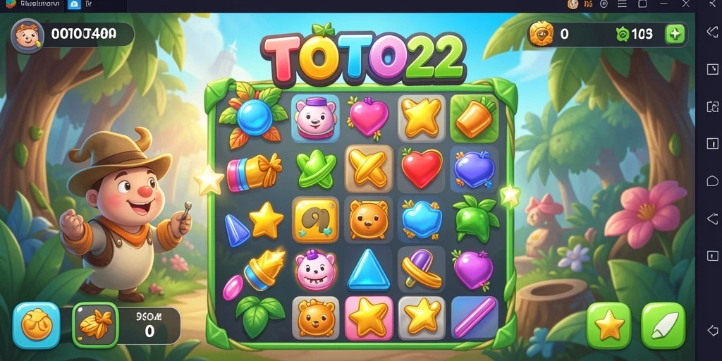 Gameplay seru TOTO22 dengan tantangan Match-3 yang menarik.